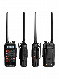 Рация Baofeng UV-10R 10W с гарнитурой черная